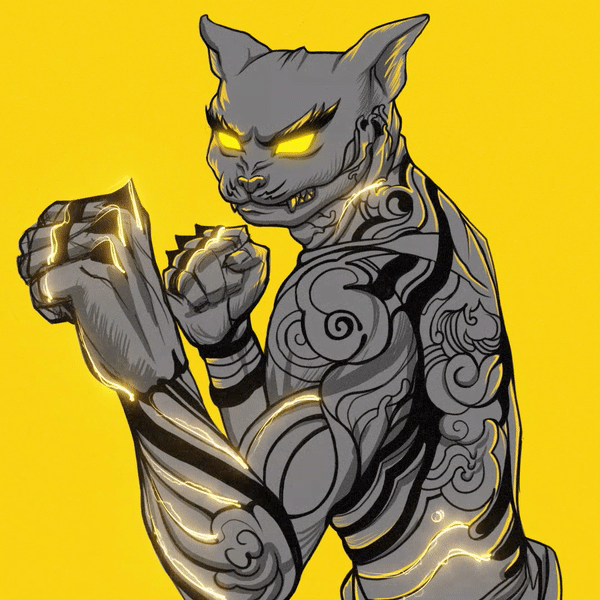 Yakuza Cat GIF